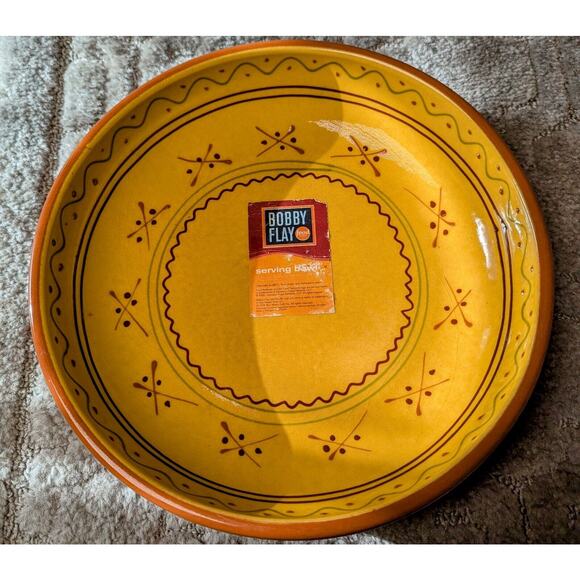 Bobby Flay Pasta Serving Bowl 11" TERRA COLLECTION EARTHENWARE festive holiday - Picture 1 of 13